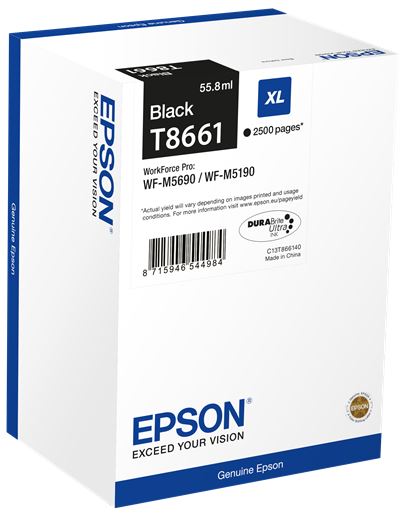 Epson Cartuccia d`inchiostro nero C13T866140 T8661