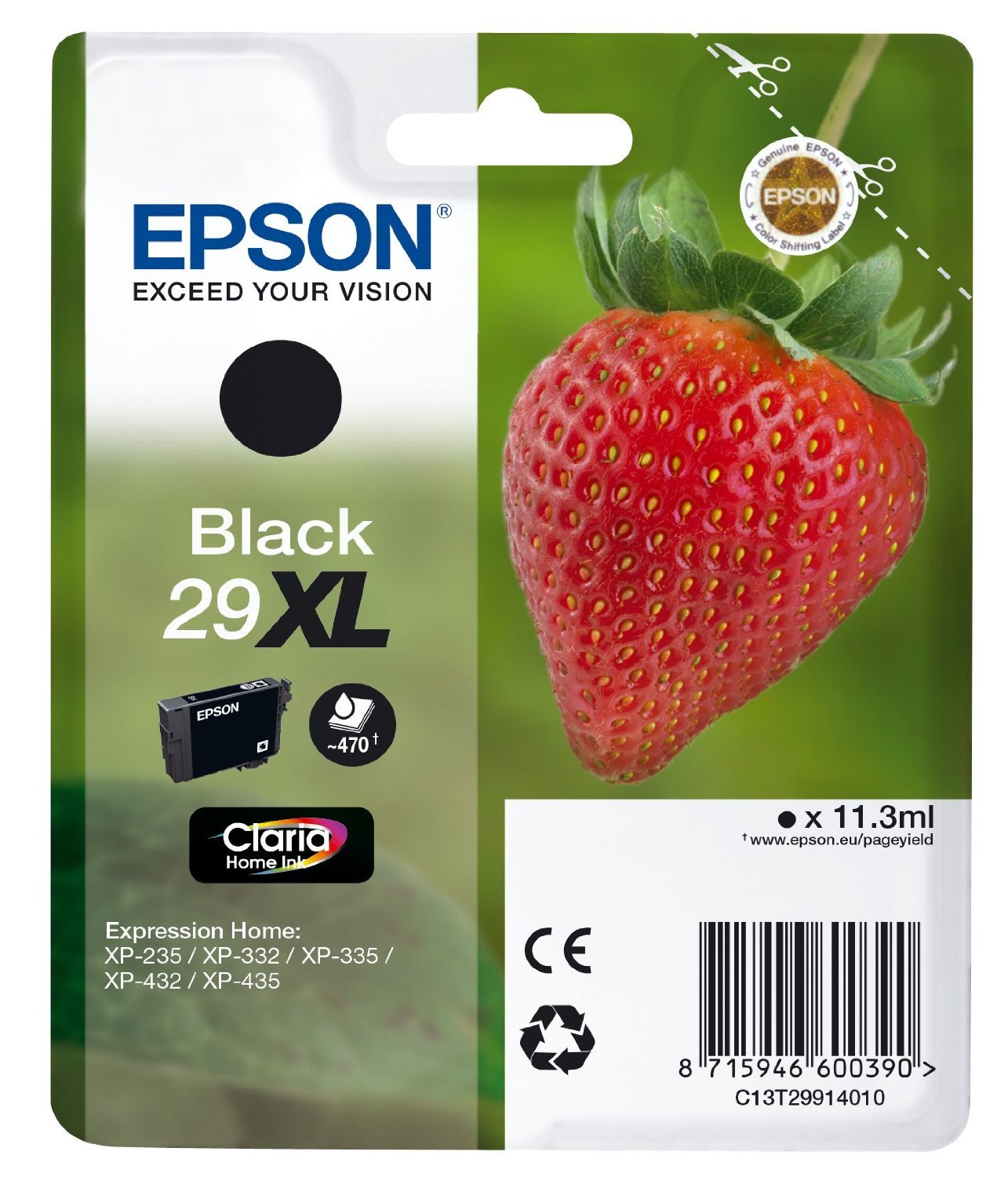 Epson Cartuccia d`inchiostro nero C13T29914010 T2991