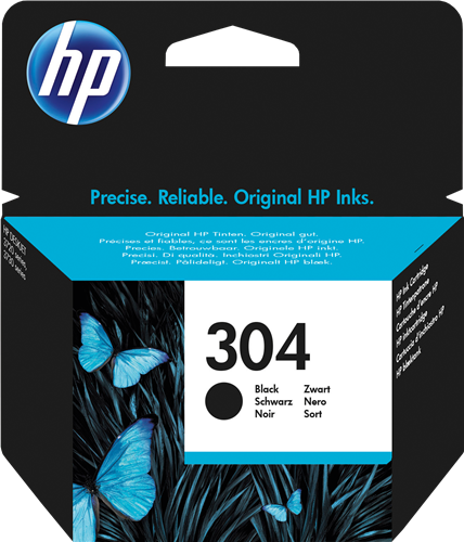 HP 304 (N9K06AE) Cartuccia nero Originale