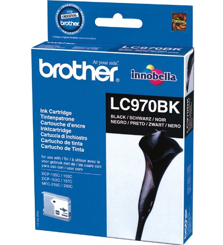 Brother Cartuccia d`inchiostro nero LC970bk LC-970