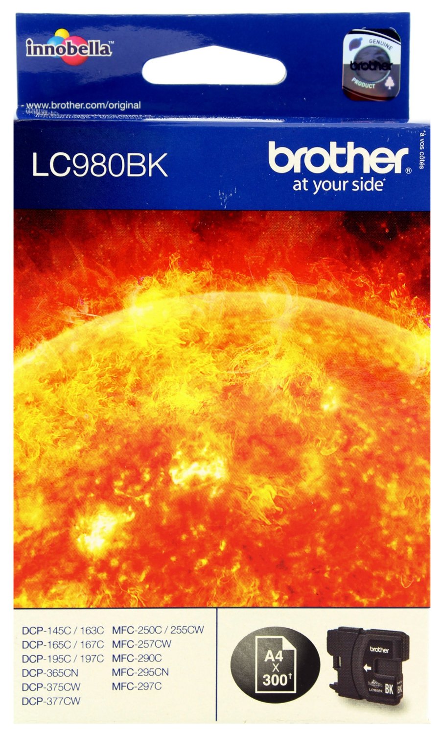 Brother Cartuccia d`inchiostro nero LC980bk LC-980