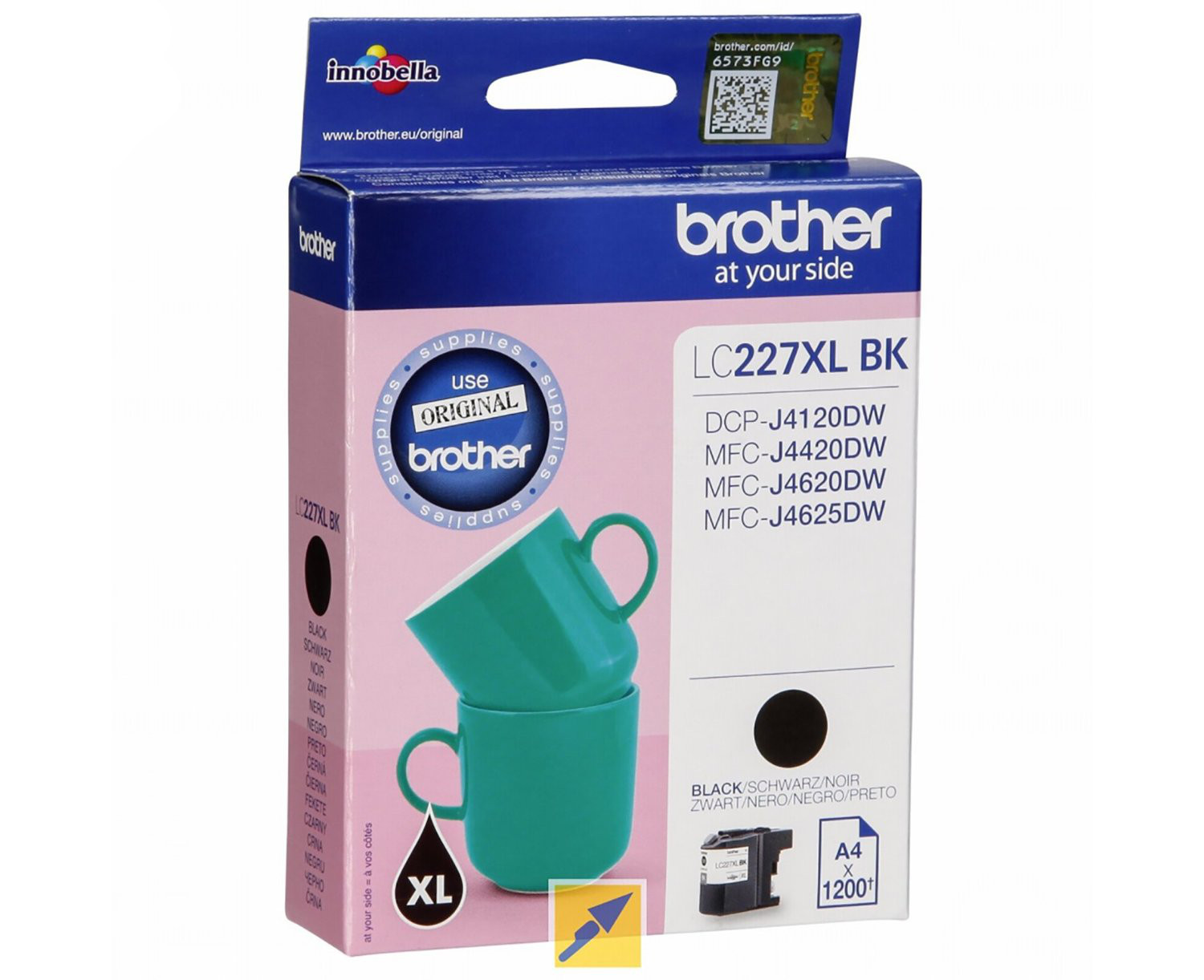 Brother Cartuccia d`inchiostro nero LC227XLBK LC-227