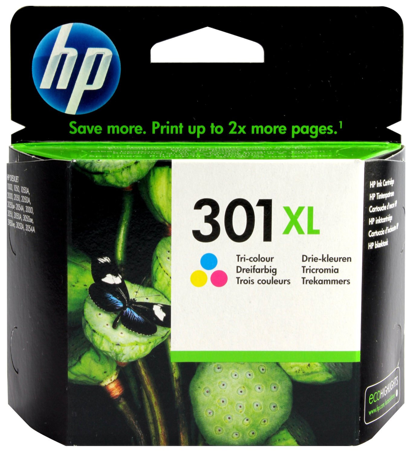 HP Cartuccia d`inchiostro colore CH564EE 301