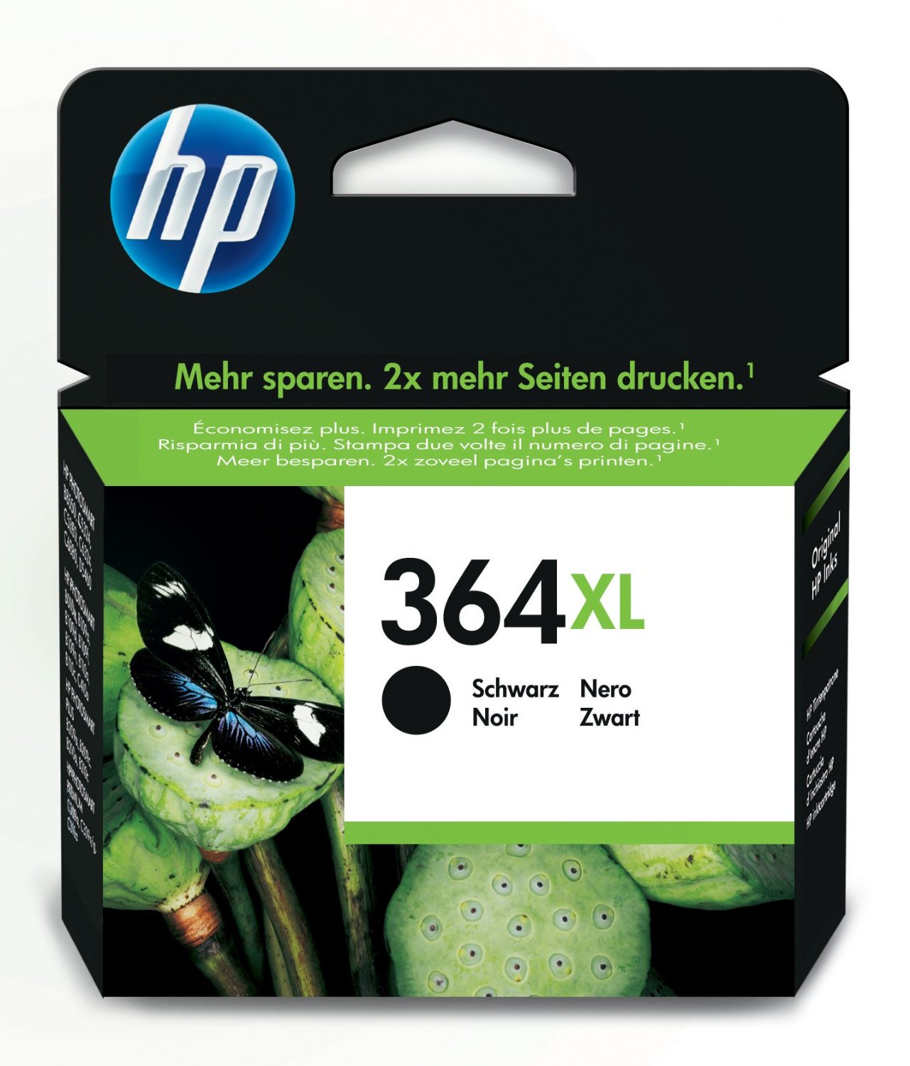 HP Cartuccia d`inchiostro nero CN684EE 364