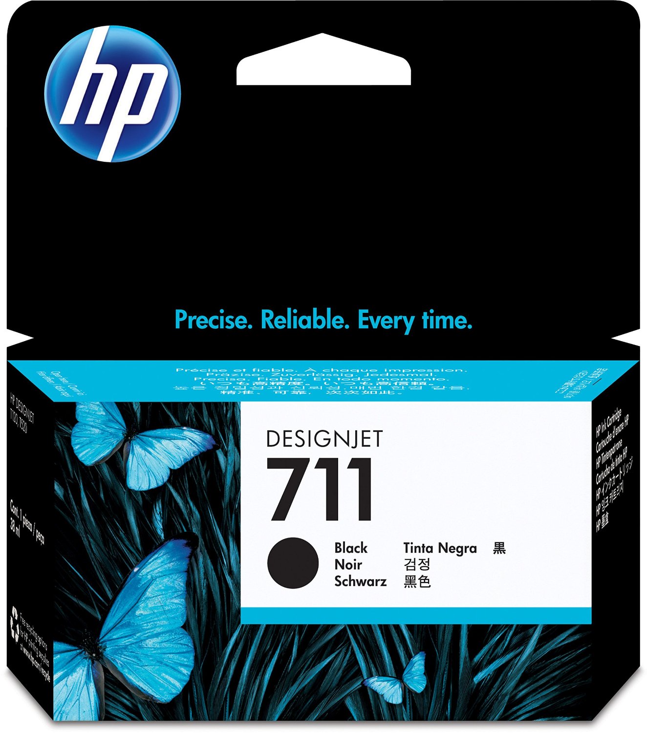 HP Cartuccia d`inchiostro nero CZ129A 711