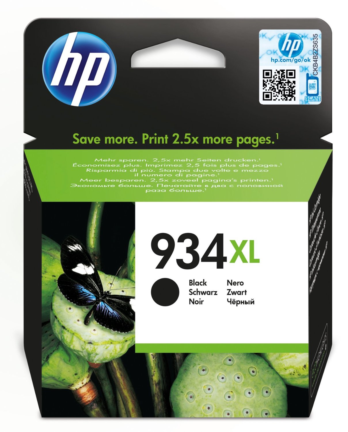 HP Cartuccia d`inchiostro nero C2P23AE 934
