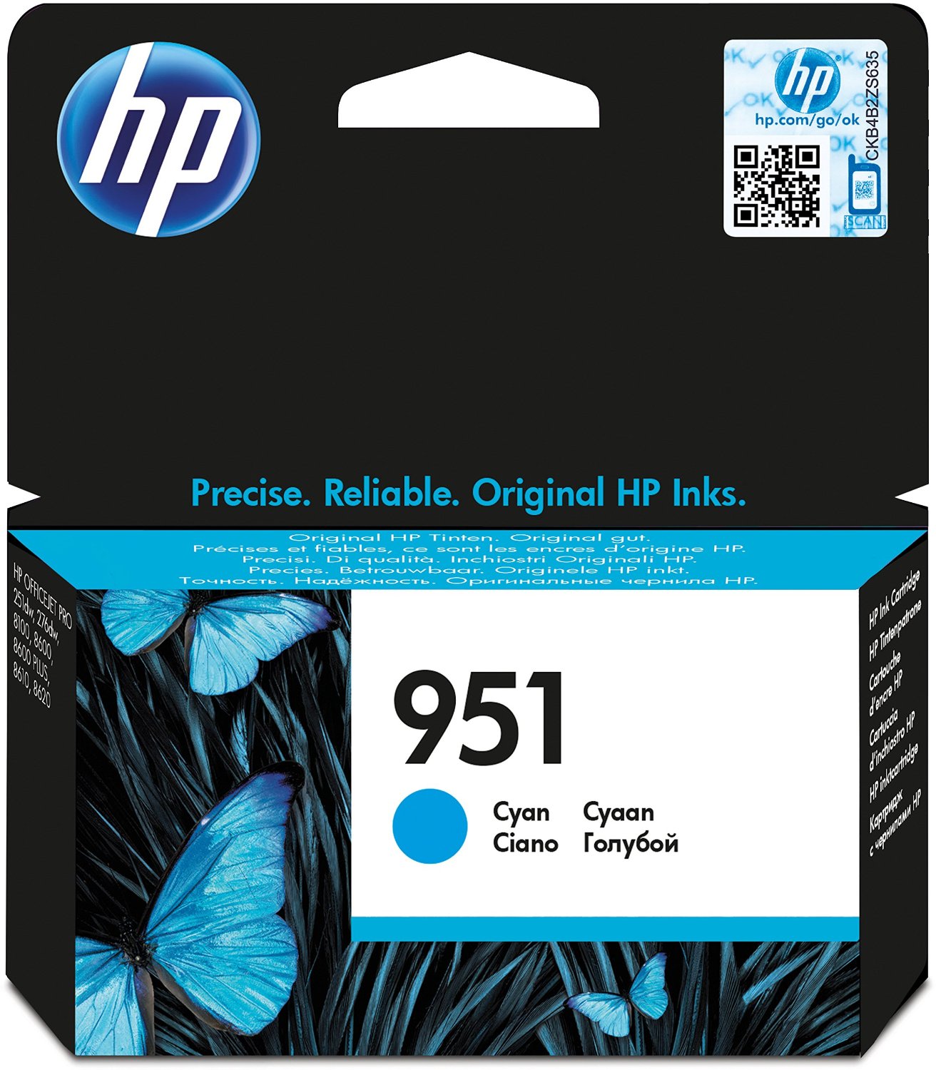HP Cartuccia d`inchiostro ciano CN050AE 951