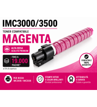 Toner Compatibile per Ricoh IMC3000,3500 19000 pagine Magenta 842257