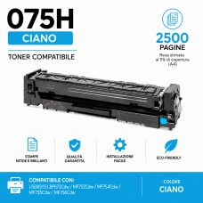 Toner compatibile per i-SENSYS MF664, MF667, MF651, LBP646, LBP647 Ciano 2500 pagine 6368C002