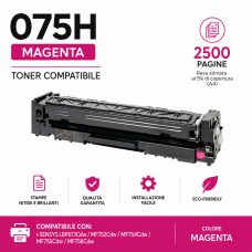 Toner compatibile per i-SENSYS MF664, MF667, MF651, LBP646, LBP647 Magenta 2500 pagine 6366C002