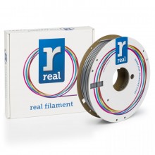 Filamento in PLA Satin Silver 2.85 mm / 0.5 kg Real