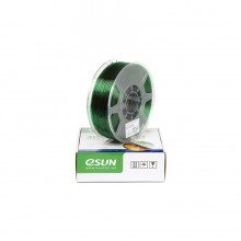 PETG filament Translucent Green 1.75 mm / 1 kg eSun