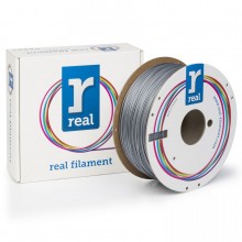 Filamento in PLA Argento 1.75 mm / 1 kg Real