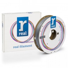 Filamento in PLA Satin Silver 1.75 mm / 0.5 kg Real