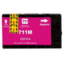 compatibile rigenerato garantito per HP Cartuccia d'inchiostro magenta CZ131A 711 