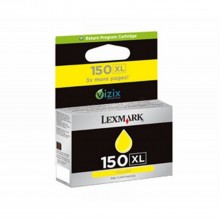 Lexmark originale Cartuccia d'inchiostro giallo 14N1618E 150 XL circa 700 pagine, alta capacità