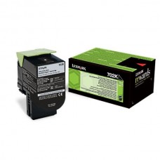 Lexmark originale toner nero 70C20K0 702K circa 1000 pagine riutilizzabile