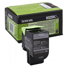 Lexmark originale toner nero 80C2SK0 802SK circa 2500 pagine riutilizzabile