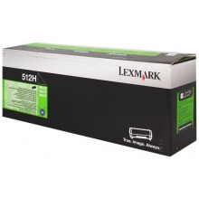 Lexmark originale toner nero 51F2H00 512H circa 5000 pagine riutilizzabile