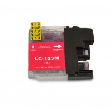 Compatibile rigenerato per LC123 m Brother magenta 