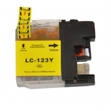 Compatibile rigenerato per LC123 Y giallo Brother