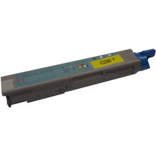 Toner Compatibile rigenerato per Giallo per OKI C3300 / 3400 / 3450 Y