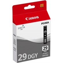 Canon Cartuccia d'inchiostro grigio (scuro) PGI-29dgy 4870B001 36ml per circa 710 foto (Formato 10 x 15 cm)