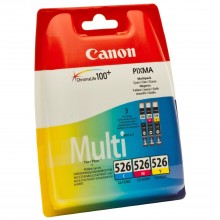 Canon Multipack ciano/magenta/giallo CLI-526 4541B009 CLI-526c + CLI-526m + CLI-526y