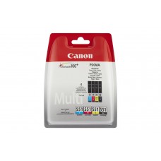 Canon Multipack nero/ciano/magenta/giallo Multipack CLI-551 cmybk 6509B009 confezione multi: bk/c/m/y