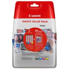 Canon Value Pack nero/ciano/magenta/giallo CLI-571 Photo Value Pack 0386C006 