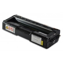 Toner compatibile rigenerato garantito per Ricoh SP C 220 Giallo