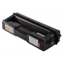 Toner compatibile rigenerato garantito per Ricoh SP C 220 Magenta