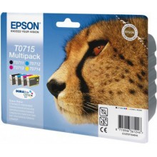 Epson Multipack nero / ciano / magenta / giallo C13T07154010 T0715 4 cartucce: T0711 + T0712 + T0713 + T0714