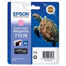 Epson Cartuccia d'inchiostro magenta (chiaro,vivid) C13T15764010 T1576 25.9ml 