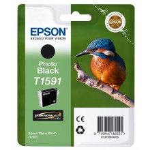 Epson Cartuccia d'inchiostro nero (foto) C13T15914010 T1591 17ml 