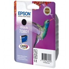 Epson Cartuccia d'inchiostro nero C13T08014011 T0801 circa 330 pagine 7.4ml 