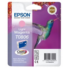 Epson Cartuccia d'inchiostro magenta chiara C13T08064011 T0806 circa 685 pagine 7.4ml 