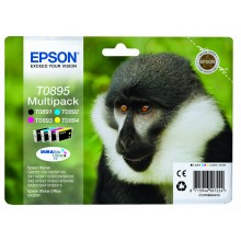 Epson Multipack nero / ciano / magenta / giallo C13T08954010 T0895 4 cartucce: T0891 + T0892 + T0893 + T0894