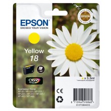 Epson Cartuccia d'inchiostro giallo C13T18044010 T1804 circa 180 pagine 3.3ml standard