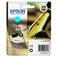 Epson Cartuccia d'inchiostro ciano C13T16224010 T1622 circa 165 pagine 3.1ml standard