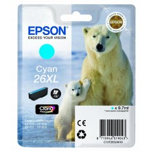 Epson Cartuccia d'inchiostro ciano C13T26324010 T2632 circa 700 pagine 9.7ml Cartuccie d'inchiostro XL