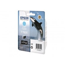 Epson Cartuccia d'inchiostro ciano (chiaro) C13T76054010 T7605 circa 2400 pagine 25.9ml UltraChrome HD