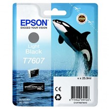 Epson Cartuccia d'inchiostro nero (chiaro) C13T76074010 T7607 circa 10000 pagine 25.9ml UltraChrome HD