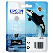 Epson Cartuccia d'inchiostro light light black C13T76094010 T7609 circa 12000 pagine 25.9ml UltraChrome HD