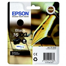 Epson Cartuccia d'inchiostro nero C13T16814010 T1681 circa 1000 pagine 21.6ml XXL Patrone