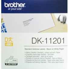 Brother Etichette DK-11201 etichette in carta per indirizzi, 29x90 mm bianco 400 et./rullo