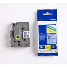 Brother nastro laminato nero su blu TZe-541 TZ-541 18 mm x 8 m, laminato