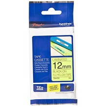 Brother nastro laminato nero su giallo (signal) TZe-C31 TZ-C31 12 mm x 5 m, laminato