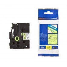 Brother nastro laminato nero su giallo (signal) TZe-C51 TZ-C51 24 mm x 5 m, laminato