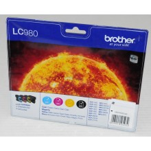 Brother Multipack nero/ciano/magenta/giallo LC980VALBPDR LC-980 LC-980 BK/C/M/Y